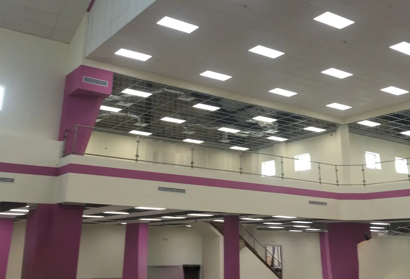 Hanging drywall on metal stud partitions — Mountain of Fire Ministries