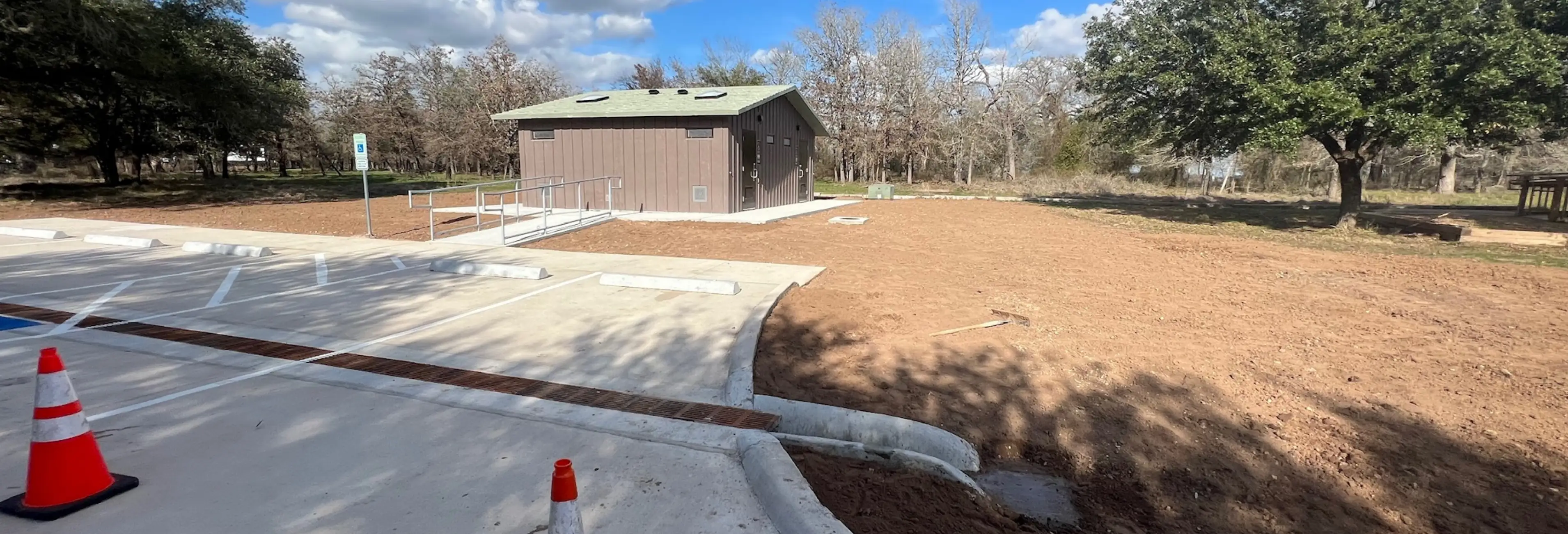 Somerville State Park — concrete work