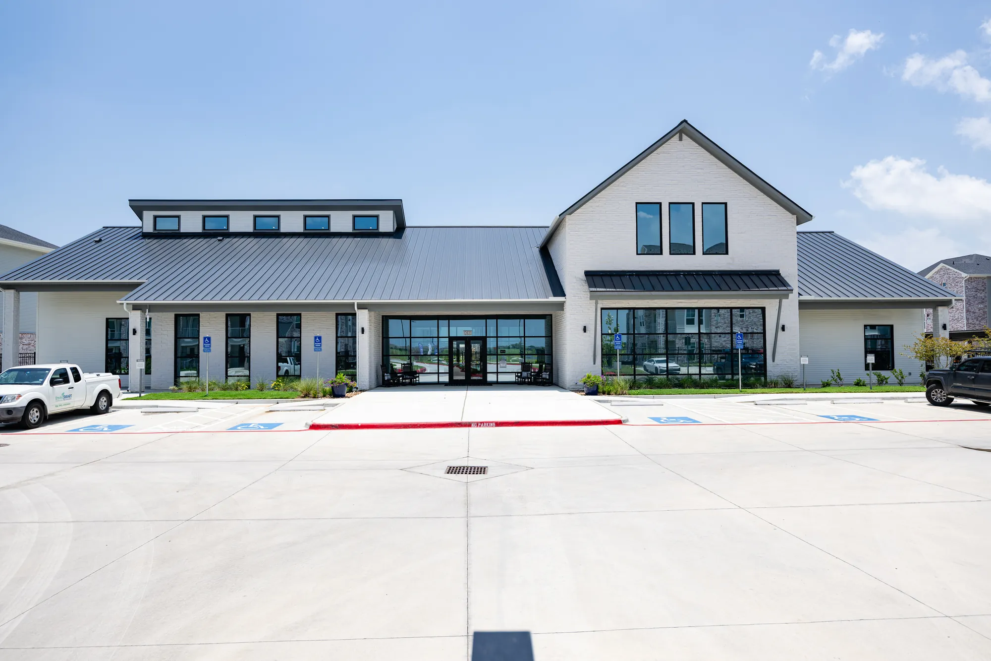 Clubhouse at The Brickyard at Barbers Hill — wood framing and exterior envelope by Epic Contractors